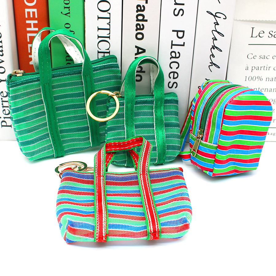 Mini Backpack Purse - LLavero de red de pesca, bolsa