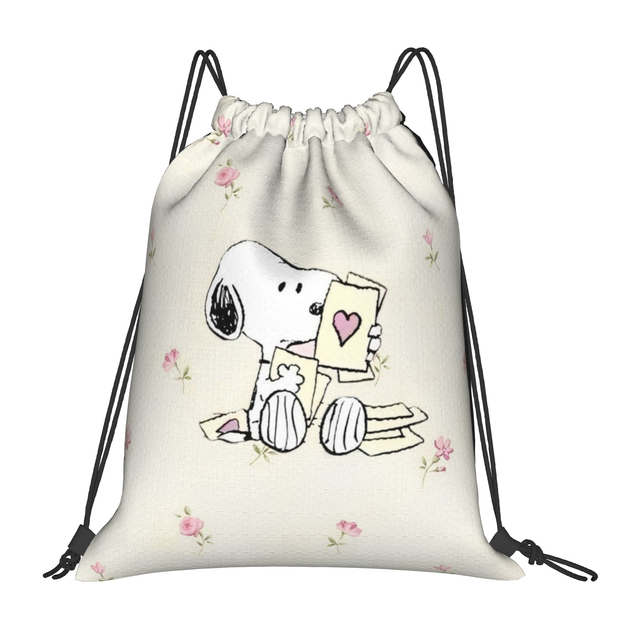 Mochila S-Snoopys Loving Gestu - Drawstring Gym Bag reseña y precio