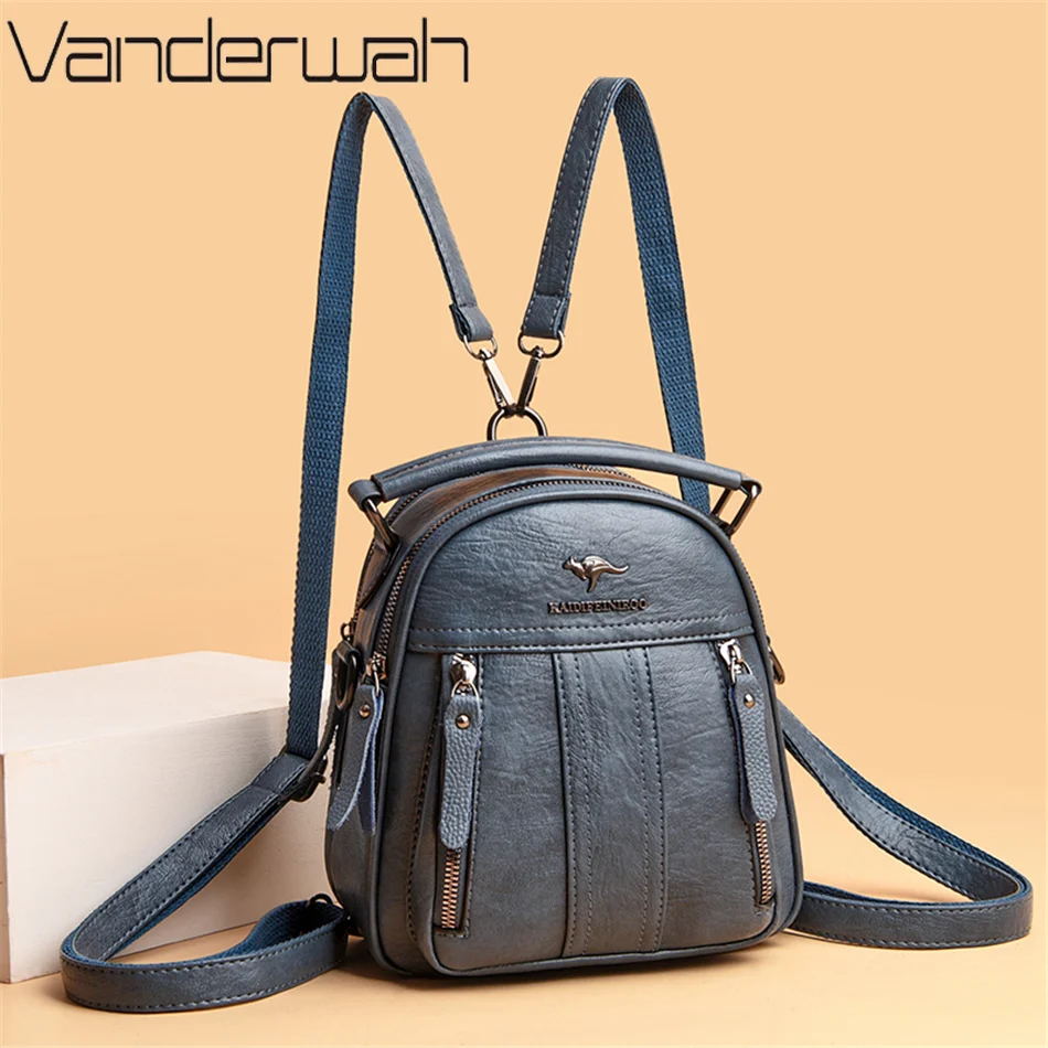 Mochilas de cuero 4 en 1, bols - Mini Backpack Purse reseña y precio